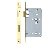 PVD Brass DIN Standard 60mm Backset Bathroom Lock | ZDL7860PVD