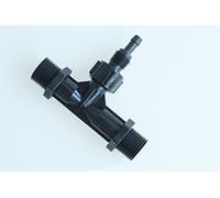 Pvdf Venturi Injector 1/2” Inch Gas-Liquid Mixing Venturi Injection for Ozone Generator, Agriculture Fertilizer Irrigation, Sewage Treatment, Dosing Device, Jet Device