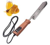 Pveanns Electric Heating Honey Scraper, Stainless Steel Tools Extractor with Memory Function, 50-180℃ Temperature Control for Beginners and Professional Beekeepers