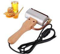 Pveanns Electric Honey Cutter, Honey Uncapping Knife, Wood Handle Beeswax Heating Cutter, Easy to Use, Effortless Honey Extraction for Beginners and Professional Beekeepers