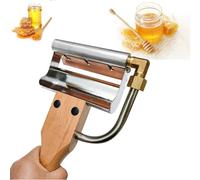 Pveanns Electric Honey Extractor, Honey Uncapping Cutter Tool, Wooden Insulated Handle, Easy To Conduct Heat and Clean, Uncapping Tool for Beginners and Professional
