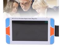 Pveanns Electronic Reading Aid for Visually Impaired, 5.0 Inch Electronic Reading Aidwith 3-48x Zoom 26 Colors for Visually Impaired, Low Vision, Color Blindness