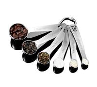 PVFRTGYHU 不锈5g量勺量克粉勺刻度克数克度厨房控限盐勺3g勺子 Wok Spatula and Ladle,神器套装 No Drilling Shelves for Bathroom Storage & Home Decor,-304不锈量勺 6件套