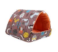 PVGYUJFD Armoire de séchage pour animaux de compagnie, Hamster Nest Chinchilla Bed Hideout Warm Pet Cage Sleeping C