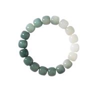 PVGYUJFD bead bracelet, Bodhi Root Beaded Bracelets White Seed Beads Bracelets for Women Men Yoga Meditation Balancing