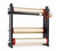 PVGYUJFD Bicycle trainers, Bicycle Training Platform, Indoor Foldable Aluminum Alloy Silent Turbo Trainer, Mountain Road Bike Cycling Roller Stand(Gold)