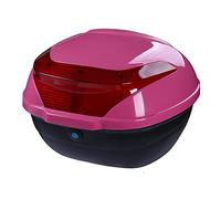 PVGYUJFD Boot, Motorcycle Trunk Top Box - Black White Touring Tail, for Scooter, Travel and Commuting Storage Organizer(Pink)