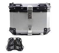 PVGYUJFD Boot, Top Box For Motorcycle 28-100L Motorbike Tail Aluminum Case For Moped Back Rear With Security Lock(B 28L)