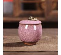 PVGYUJFD Ceramic tea canister, Vintage Style Storage Jars Canister,Ceramic Tea Jar,Traditional Cans with Sealed Lids for Home Kitchen Dining Decoration,C(D)