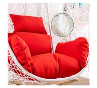 PVGYUJFD Egg chair cushion, Hanging Swing Chair Cushion Pads for Patio Garden, Hammock Chair Cushions Replacement, Sun-Resistant Outdoor Ultra Thick Hanging Chair Pad(Red)