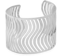 PVGYUJFD ladies' bracelet, Adjustable Women Jewellery Charm Bracelet Wristband Punk Style Hollow Hoop Open Ended Wide Cuff Bangle Bracelets