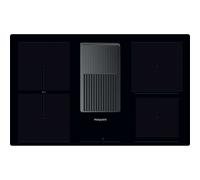 Hotpoint PVH92B 90cm 4 Burner Vented Induction Hob - Black
