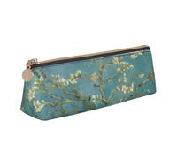 pvinnk almond blossom Print Stylish and practical Pencil Case Large Capacity Triangle Pencil Pouch with Zipper