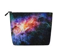 pvinnk Galaxy in The Universe Print make up bag Single-layer Makeup Bags Travel Cosmetic Organizer Large Capacity Zippered, Black, One Size