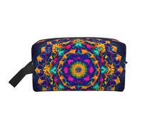 pvinnk Mandala pattern Print Portable Makeup Pouch Travel Toiletry Bag Storage Bags with Handles Large Capacity, White, One Size
