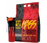 PVL Mutant Mass Muscle Mass Serious Weight Gainer BCAA MCT EAA & Free Shaker