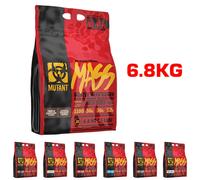 MUTANT Mass | Muscle Mass Gainer | 1100 Calories, 56g Protein, Whole Food Carbs, BCAAs, and Glutamine | Ultimate Hardcore Weight Gainer Shake | 6800g | Strawberry Banana