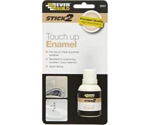 PVONLINE OASIS Ever-Build Stick 2 Touch Up Enamel, Excellent Colour, Durable And Long-Lasting, Retention, Quick Drying, White - 25ml