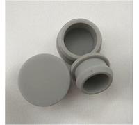 PVPJVLQSJ Dust plug,10PCS Gray Snap-on Silicone Rubber Blanking End Caps Tube Inserts Plug Bung 10mm-30mm(A 17mm)