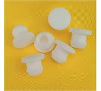 PVPJVLQSJ Dust plug,10PCS Transparent Snap-on Silicone Rubber Blanking End Caps Tube Inserts Plug Bung 10mm-30mm(A 11.5mm)