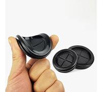 PVPJVLQSJ Dust plug,1pcs/2pcs/5pcs/10pcs Wire Cable Blanking Blind Rubber Grommets Gasket 8mm-130mm Double-Sided Black Electrical Cabinets Hole Plug(65mm B size (2pcs))