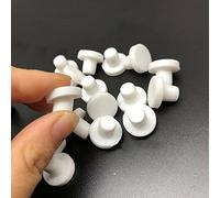 PVPJVLQSJ Dust plug,Round Solid Silicone Rubber Seal Bore 2mm-14mm Hole Plugs Blanking End Caps T Type Stopper(Wit,12.5mm(5pcs))