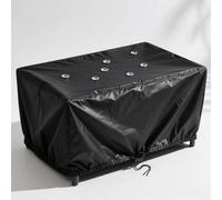 PVPQPR extra large garden furniture cover 600D Oxford Cloth Furniture Cover 80x80x80cm(LxWxH) patio table covers waterproof rectangular for Garden Patio,Outdoor Protector,Waterproof,Black