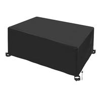 PVPQPR Garden Furniture Covers Waterproof 220x115x90cm(LxWxH) 420d Heavy Duty Oxford Outdoor Furniture Covers Rectangular Patio Furniture Covers,Windproof,Anti-Uv Outdoor Table Covers For Rainy,Snowy