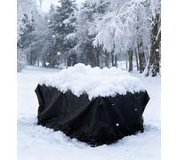 PVPQPR Outdoor Table Covers Waterproof,Rectangle/Rectangular Outdoor Sofa Cover Large Tarpaulin Waterproof Heavy Duty Rattan Garden Furniture Covers for Outside Garden Furniture 110x110x110cm/LxWxH