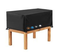 PVPQPR Premium Rectangular Cover for Garden Furniture 50x50x50cm(LxWxH) Waterproof UV,Tear,Fade Resistant 420d Heavy Duty Oxford Fabric Outdoor Patio Table Cover Outdoor Seating Covers Waterproof