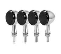 PVPTNTUVLD For 12V 10mm Big Bullet Motorcycle Turn Signal Light Metal Indicator Lamp Amber Flasher Turn Signal Lights(4pcs Chrome)