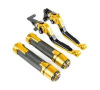 PVPTNTUVLD for B&MW G310GS G310R 2017-2021 Motorcycle Clutch Brake Lever Extendable Adjustable Foldable Levers Handlebar Hand Grips Brake Clutch Lever(Gold)