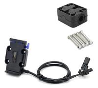 PVPTNTUVLD For B&MW R1200GS R1250GS ADV S1000XR F750GS F850GS F900R USB Mobile Phone GPS Navigation Bracket Wireless Charging Support Gps Navigation Bracket(Blue - 12mm)