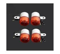 PVPTNTUVLD For Dax ST CT Z50 50 70 125cc Front Rear Tail Light 4X Motorcycle Turn Signal Indicators Turning Amber Blinker Flash Lamp Turn Signal Lights(4 pieces)