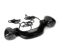 PVPTNTUVLD For H&arley For Touring For Street For Glide For FLHX 2010-2019 Motorcycle Indicators Turn Signal Rear Brake Tail Light Flasher Blinker Lamp Turn Signal Lights(Black)