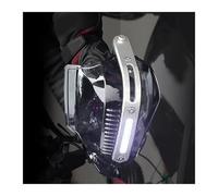 PVPTNTUVLD for Sh 125 Cr 125 Cb190R St1100 Cb1000R for Hor&net 900 Handguard Shield Handlebar Handle Protector with Light Motorcycle Handguard(Black-White Light)