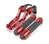 PVPTNTUVLD for Suz&uki GSXR1000 GSX-R1000 2007 2008 Motorcycle CNC Adjustable Folding Extendable Brake Clutch Levers Handlebar Hand Grips Ends Brake Clutch Lever(15)