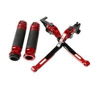 PVPTNTUVLD for Suz&uki SV1000S SV1000 SV 1000 2003-2007 Accessories Adjustable Folding Extendable Brake Clutch Levers Handlebar Brake Clutch Lever(Red)