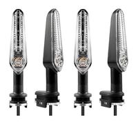 PVPTNTUVLD For Y&amaha FZ-S V2.0 / V3.0 FZ-25 FZ-6R Motorcycle Turn Signal Light Flasher Accessories Flashing Lamp Front Rear Indicators Turn Signal Lights(Clear 4pcs)