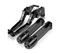 PVPTNTUVLD for Y&amaha TDM900 TDM 900 2004-2014 Motorcycle CNC Adjustable Folding Extendable Brake Clutch Levers Handlebar Hand Grips Ends Brake Clutch Lever