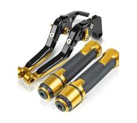 PVPTNTUVLD for Y&amaha TMAX500 TMAX530 TMAX 500 530 2001-2007 Motorcycle Adjustable Folding Extendable Brake Clutch Levers Handlebar Hand Grips Ends Brake Clutch Lever(7)