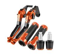 PVPTNTUVLD for Y&amaha XP500 2010 2011 Motorcycle Brake Clutch Levers Handlebar Grips Ends Adjustable Folding Brake Clutch Lever(8)