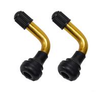 PVR70 Valve Stem Bent 45 Degree Angled, Snap-in Rubber Base (Pair 2Pcs), Tubeless Tire Rim, Bike Accessories,For Bike Tubeless Tyres(PRV50)