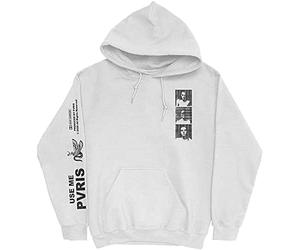 Pvris Hoodie Use Me Copyright Band Logo Official White Pullover Unisex S