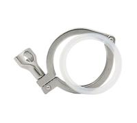 PVTLCYBI 0.5" 1.5" 2" 3" 4" 50.5mm25.4mm34mm64mm91mm119mm 304 Stainless Steel Tri Clamp Clover(1.5inch x k50.5)
