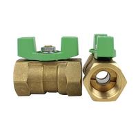 PVTLCYBI 1PCS DN6 DN8 DN15 DN20 DN25 BALL VALVES with WING HANDLE(DN6)