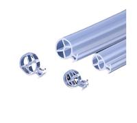 PVUVTNAHW 10 Meters O Type Silicon Rubber Sealing Strip for Steel Door/Window Thong Strip Windproof Insulation(Big Translucent)