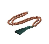 PVUVTNAHW 108 Mala Beads Necklace Yoga Meditation Prayer Tassel Rosary