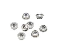 PVUVTNAHW 10PCS MF83ZZ Flange Bearing 3x8x3 Mm ABEC-7 Miniature Flanged Ball Bearings