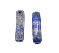 PVUVTNAHW 10pcs Natural Fluorite Stone Crystal Connector Pendant Bracelet Necklace Accessories For Jewelry Making(Lapis lazuli)